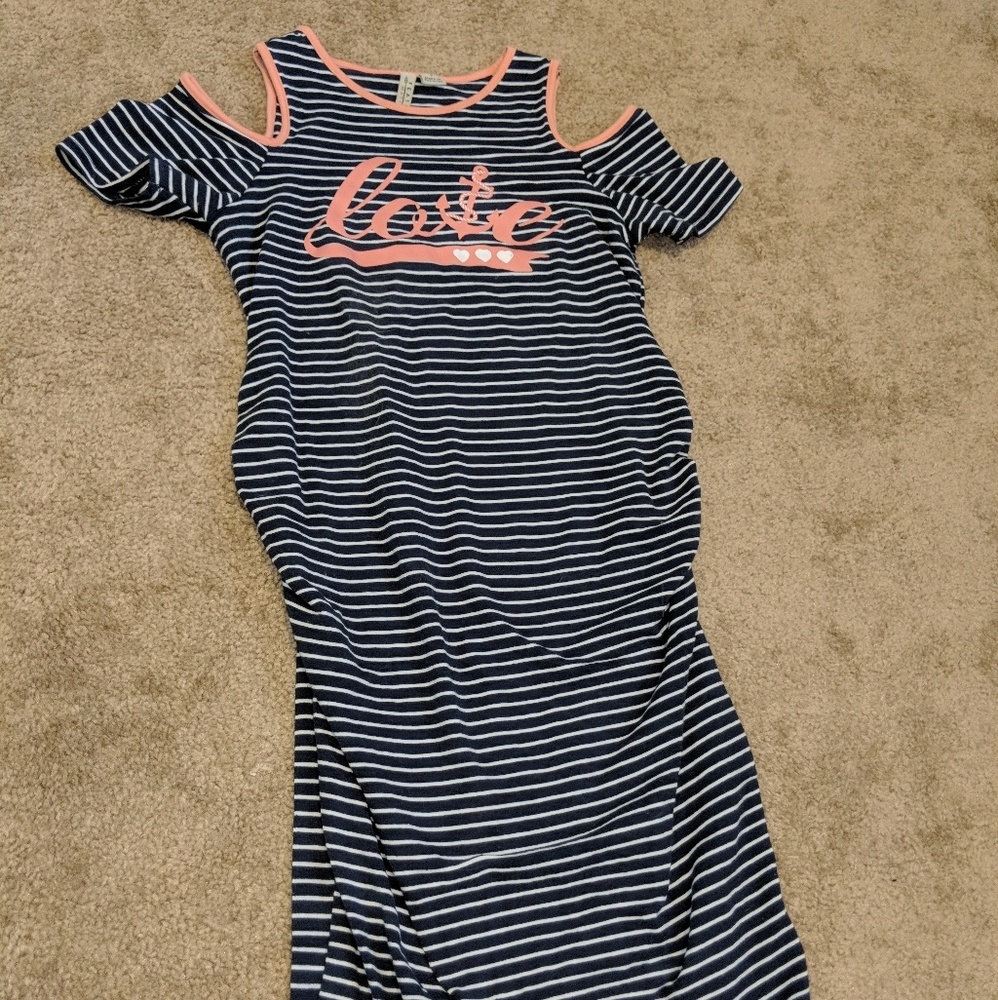 Midi maternity dress
